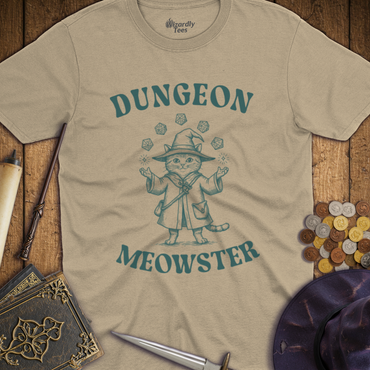 T-Shirt Wizardly: Dungeon Meowster