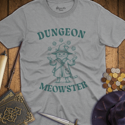 T-Shirt Wizardly: Dungeon Meowster