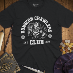 T-Shirt Wizardly: Dungeon Crawlers Club
