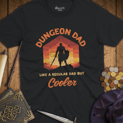 T-Shirt Wizardly: Dungeon Dad Like a Regular Dad But Cooler Red