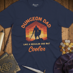 T-Shirt Wizardly: Dungeon Dad Like a Regular Dad But Cooler Red