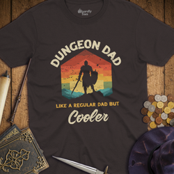 T-Shirt Wizardly: Dungeon Dad Like a Regular Dad But Cooler Retro