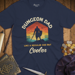 T-Shirt Wizardly: Dungeon Dad Like a Regular Dad But Cooler Retro