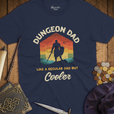 T-Shirt Wizardly: Dungeon Dad Like a Regular Dad But Cooler Retro