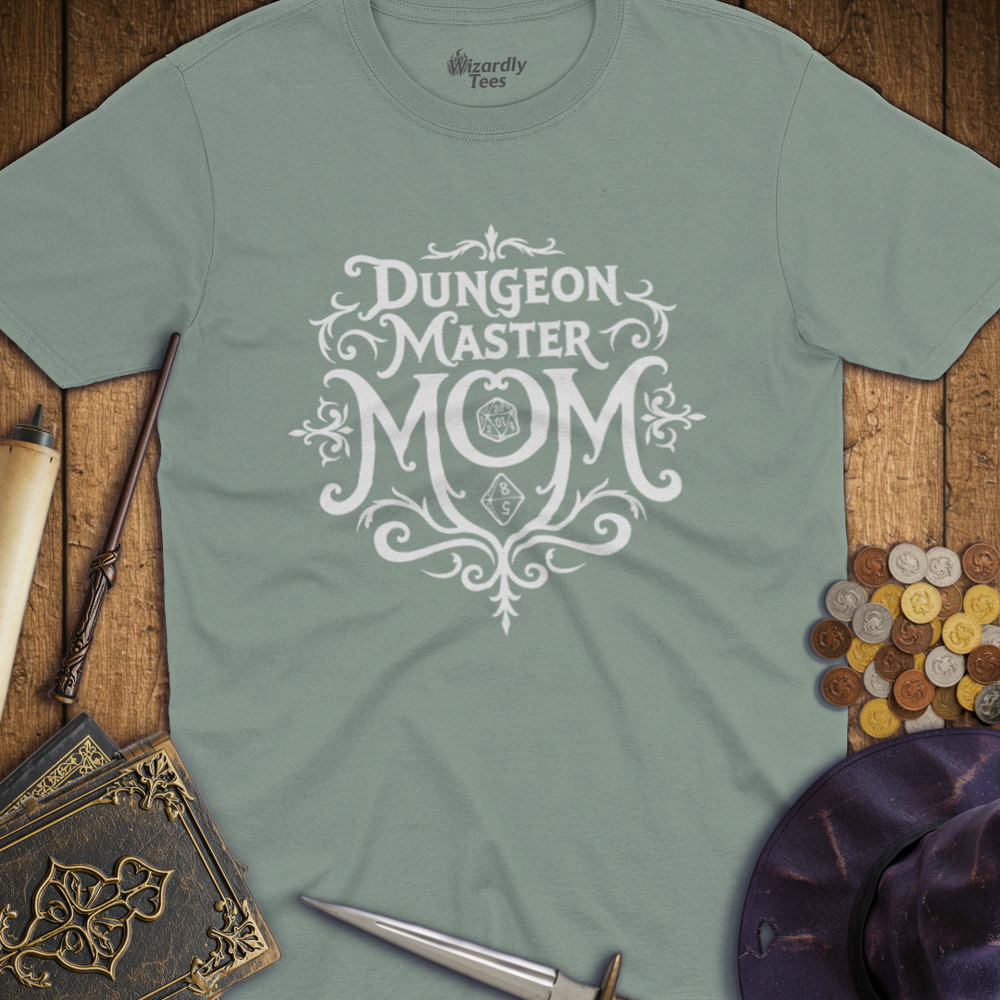 T-Shirt Wizardly: Dungeon Master Mom