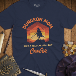 T-Shirt Wizardly: Dungeon Mom Like a Regular Mom But Cooler Red