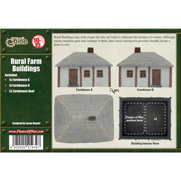 Terrain GF9 Battlefield in a Box: Eastern Rural Farm Buildings (x1) - Limited Edition