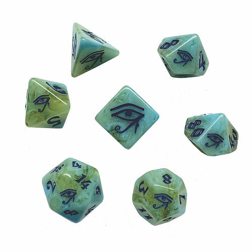 Dice Black Oak: Poly 7 Set