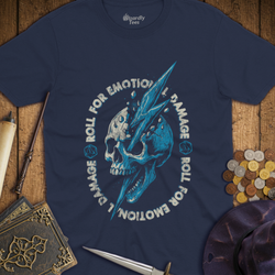 T-Shirt Wizardly: Roll For Emotional Damage Lightning