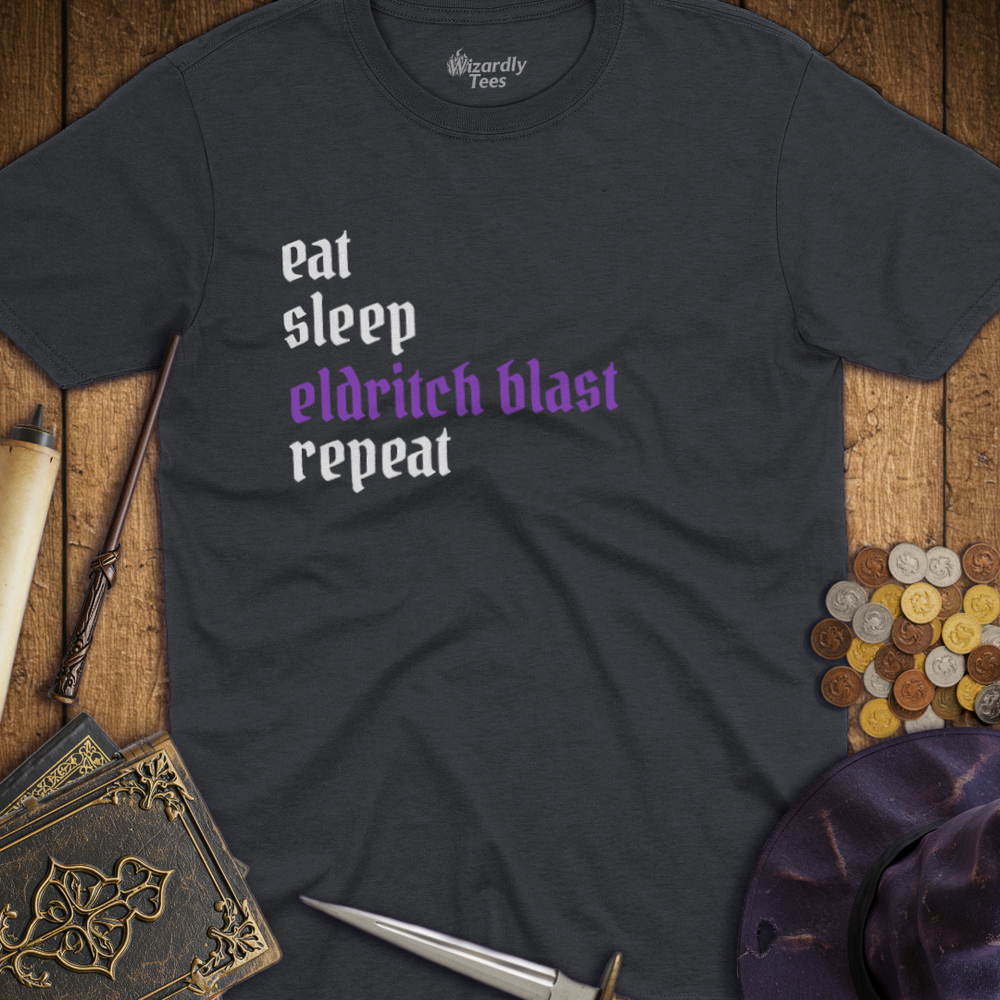 T-Shirt Wizardly: Eat Sleep Eldritch Blast