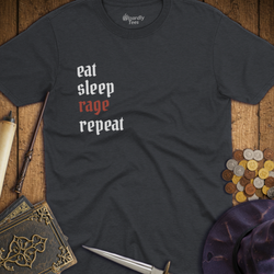 T-Shirt Wizardly: Eat Sleep Rage