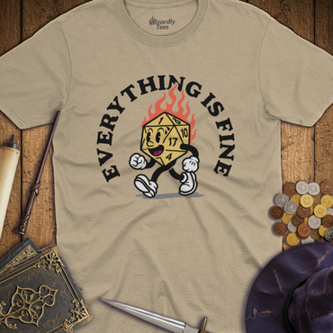 T-Shirt Wizardly: Everything Is Fine