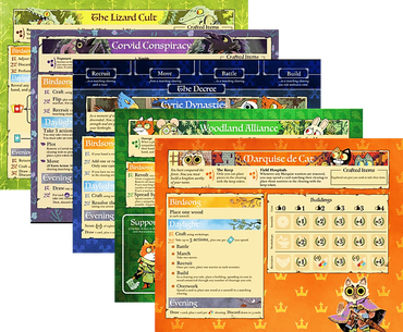 Root: Cardstock Faction Boards