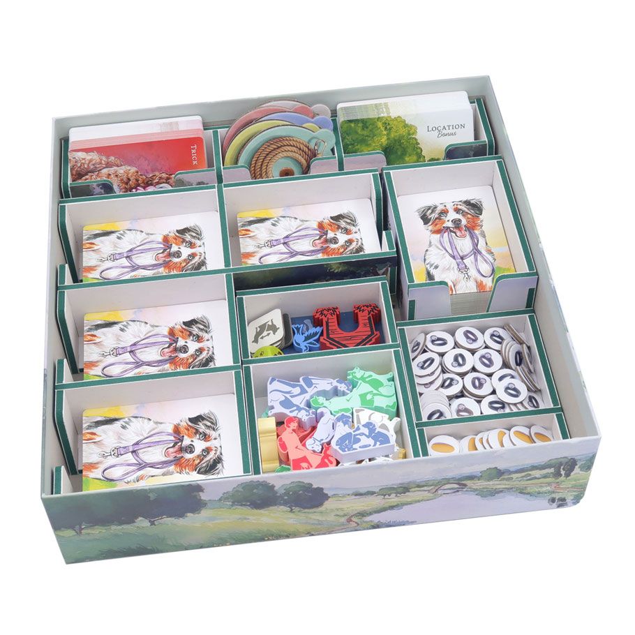 Box Insert Folded: Color: Dog Park