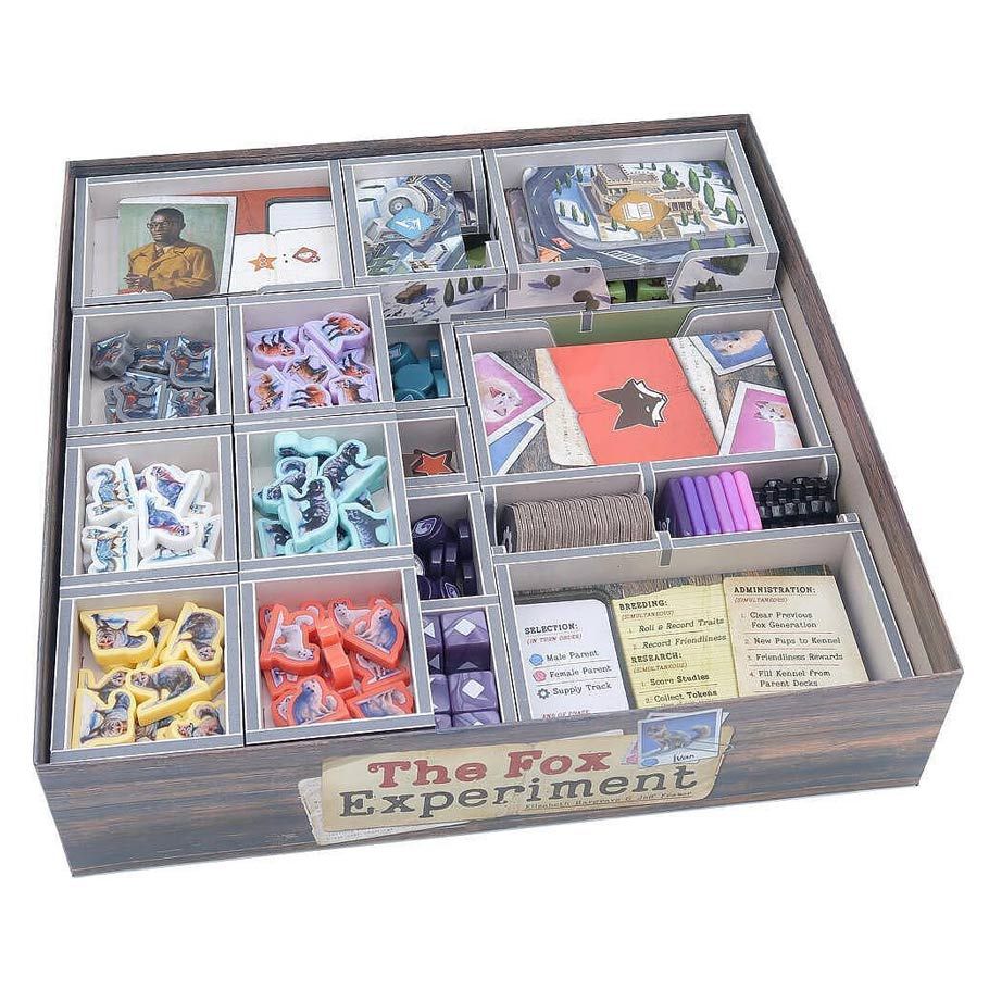 Box Insert Folded: Color: The Fox Experiment