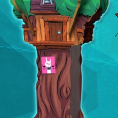 Garage Rock: Deluxe Wood Treehouse Dice Tower