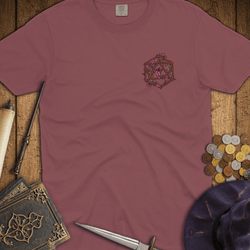 T-Shirt Wizardly: Floral D20 Premium