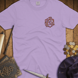T-Shirt Wizardly: Floral D20 Premium