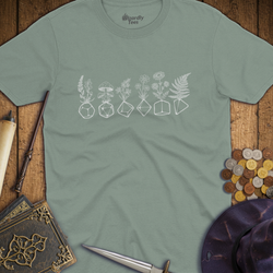 T-Shirt Wizardly: Flowers & Dice
