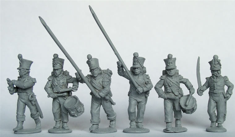 Black Powder Napoleonic: French Young Guard Command Advancing