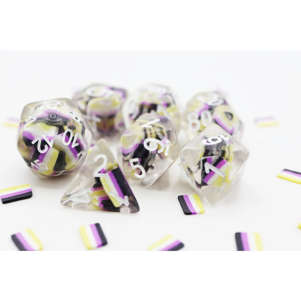 Dice Foam Brain Games: Poly 7-Set