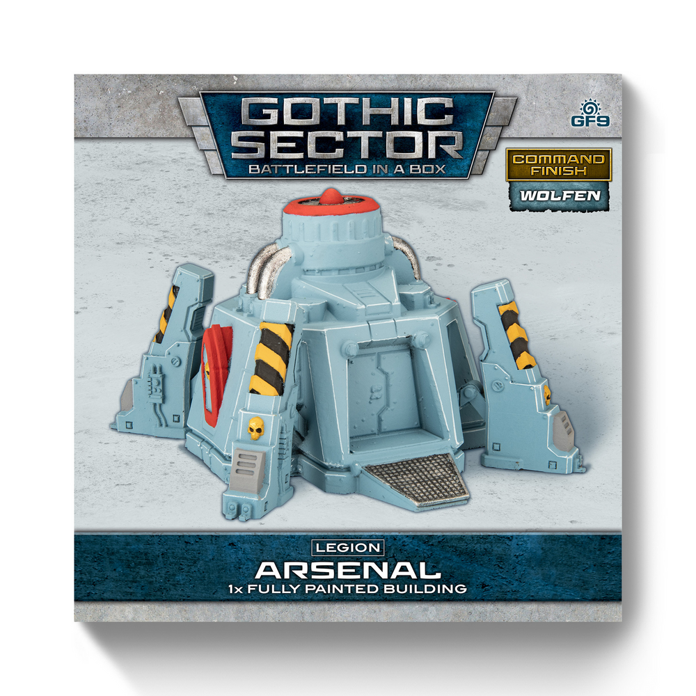 Terrain GF9: Gothic Sector- Legion Arsenal Alternate Paint Scheme (x1), 30mm scale