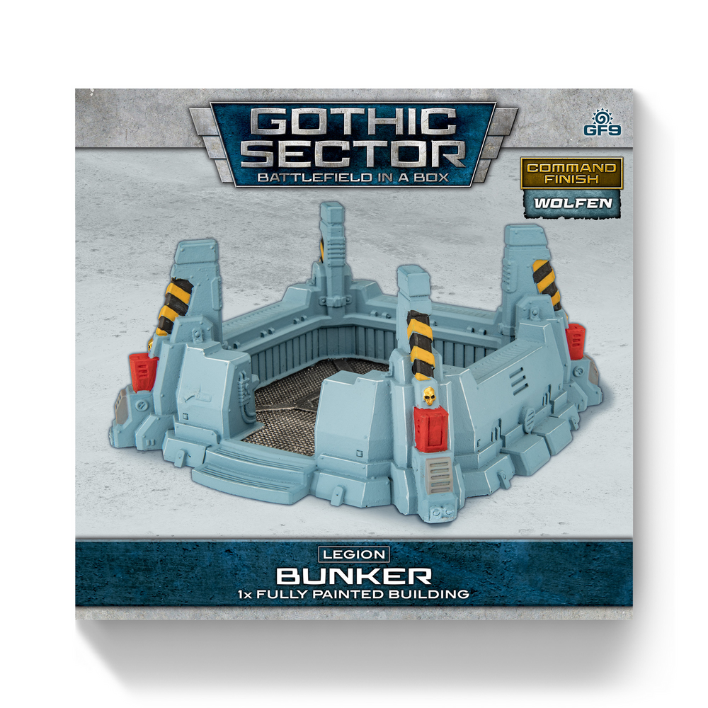 Terrain GF9: Gothic Sector- Legion Bunker Alternate Paint Scheme (x1), 30mm scale