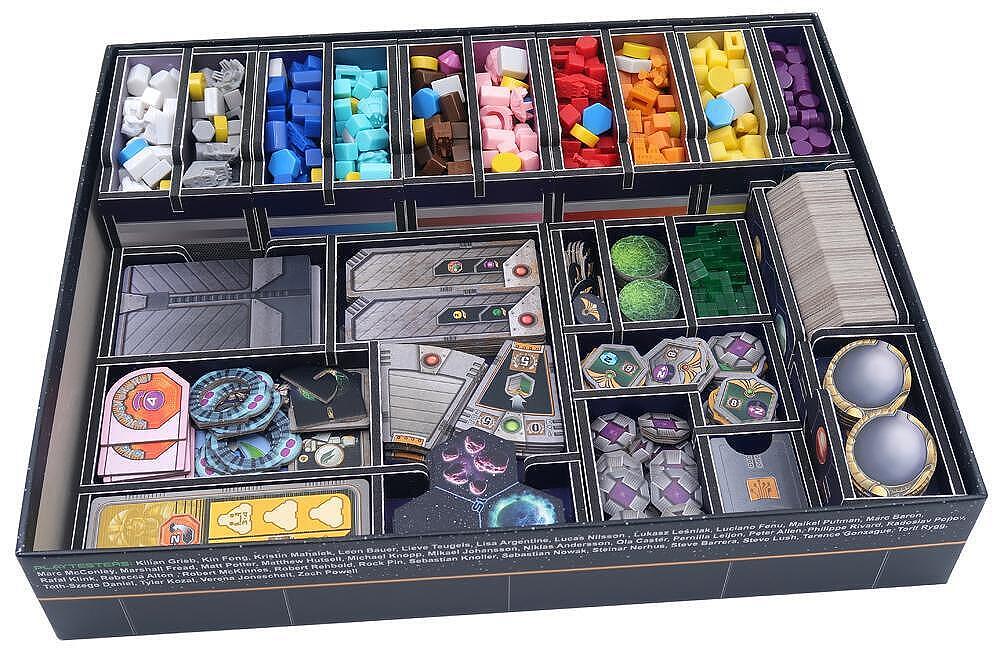 Boardgame Insert Folded: Gaia Project and The Lost Fleet Expansion Full Color