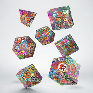 Dice Q-Workshop: Poly 7-Set Full Art