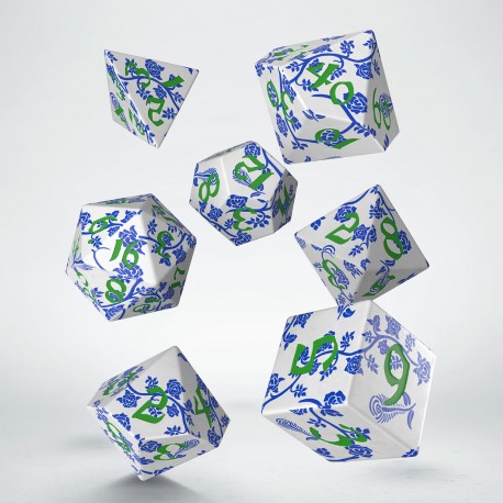 Dice Q-Workshop: Poly 7-Set Full Art