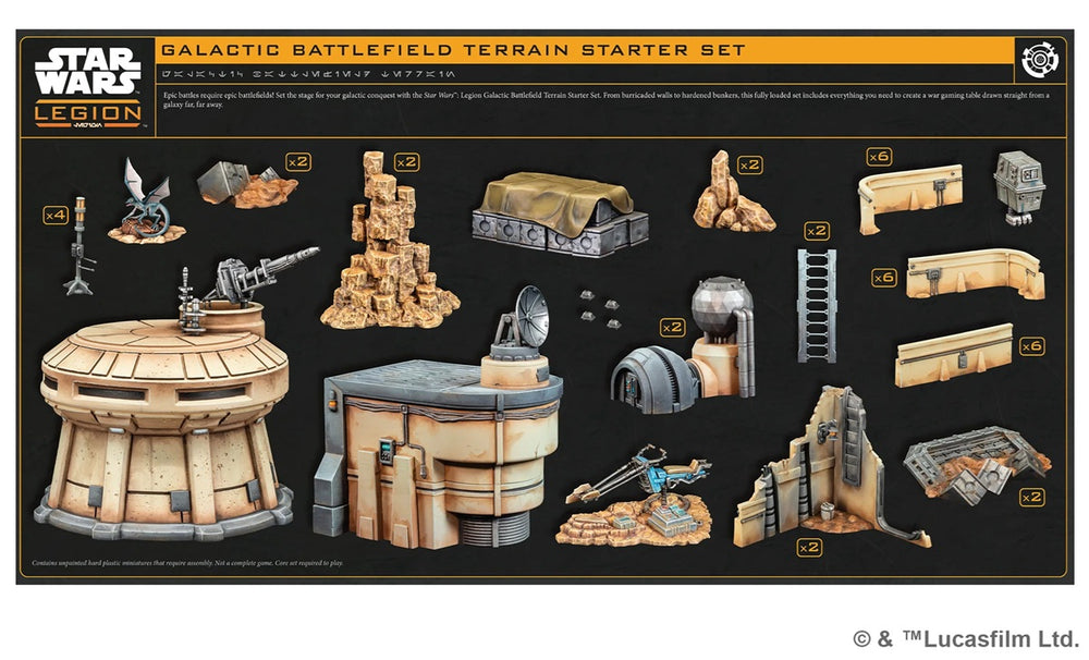 Star Wars Legion: Terrain - Galactic Battlefield