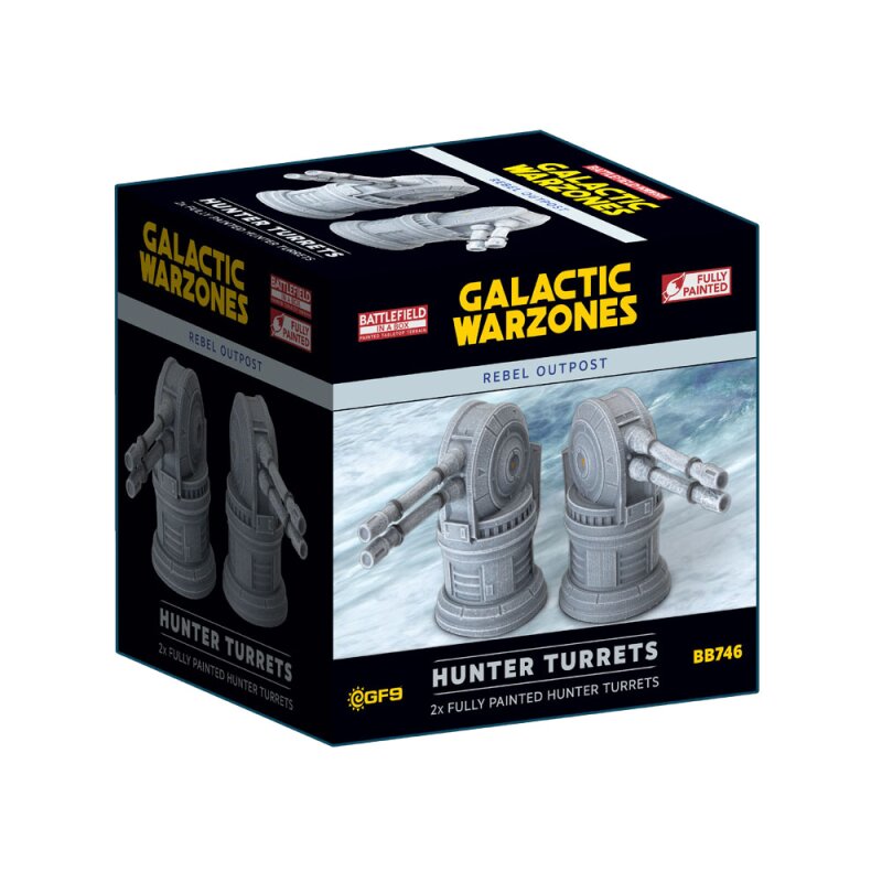 Terrain GF9 Galactic Warzones: Rebel Outpost Hunter Turrets (x2)