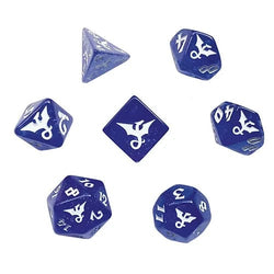 Dice Black Oak: Poly 7 Set Glitter Dragon