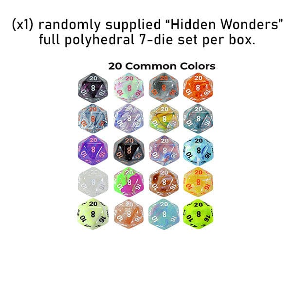 Dice Chessex: Poly 7-Set Hidden Wonders Blind Set