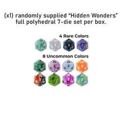 Dice Chessex: Poly 7-Set Hidden Wonders Blind Set
