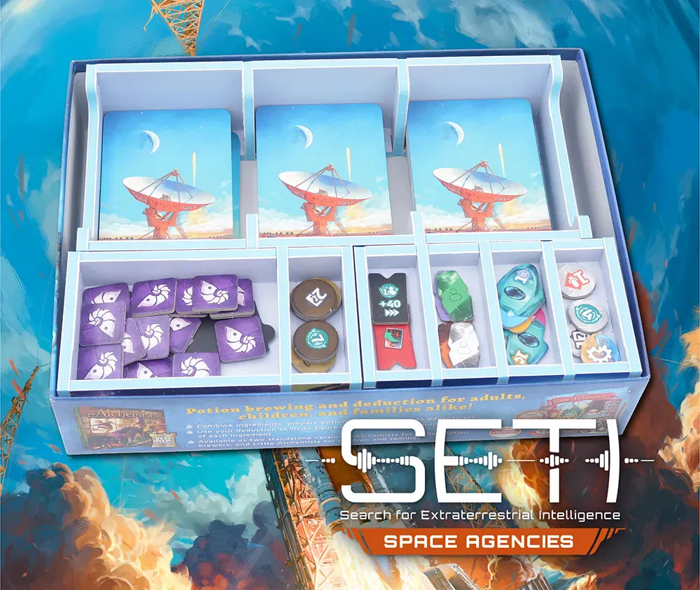 Boardgame Insert Folded: Seti Space Agencies