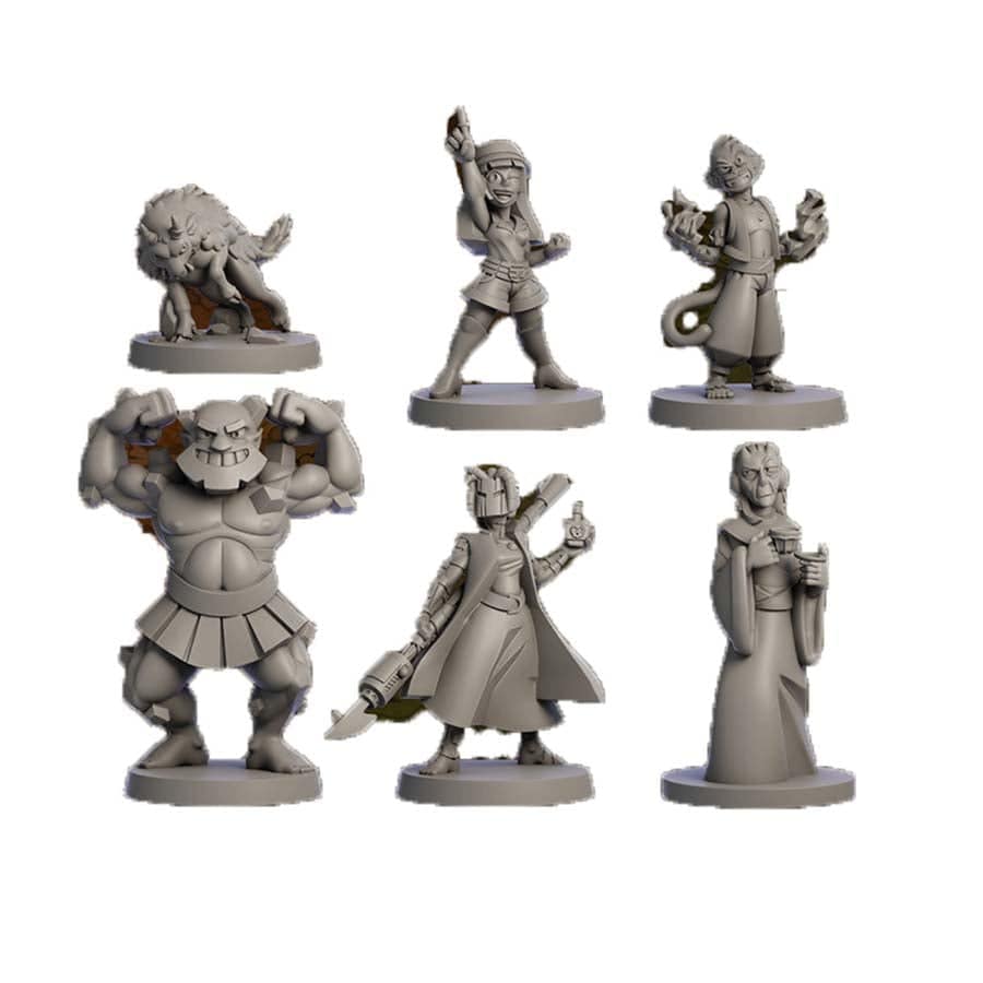 Dungeons & Dragons Fool's Gold: Miniatures Set 1 - Dungeons & Dragons Fool's Gold Crew