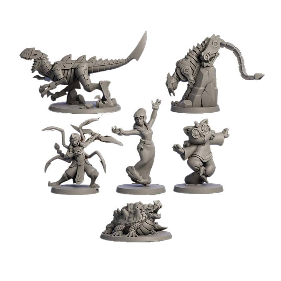 Dungeons & Dragons Fool's Gold: Miniatures Set 7 - Monsters, Mechs, and Monks