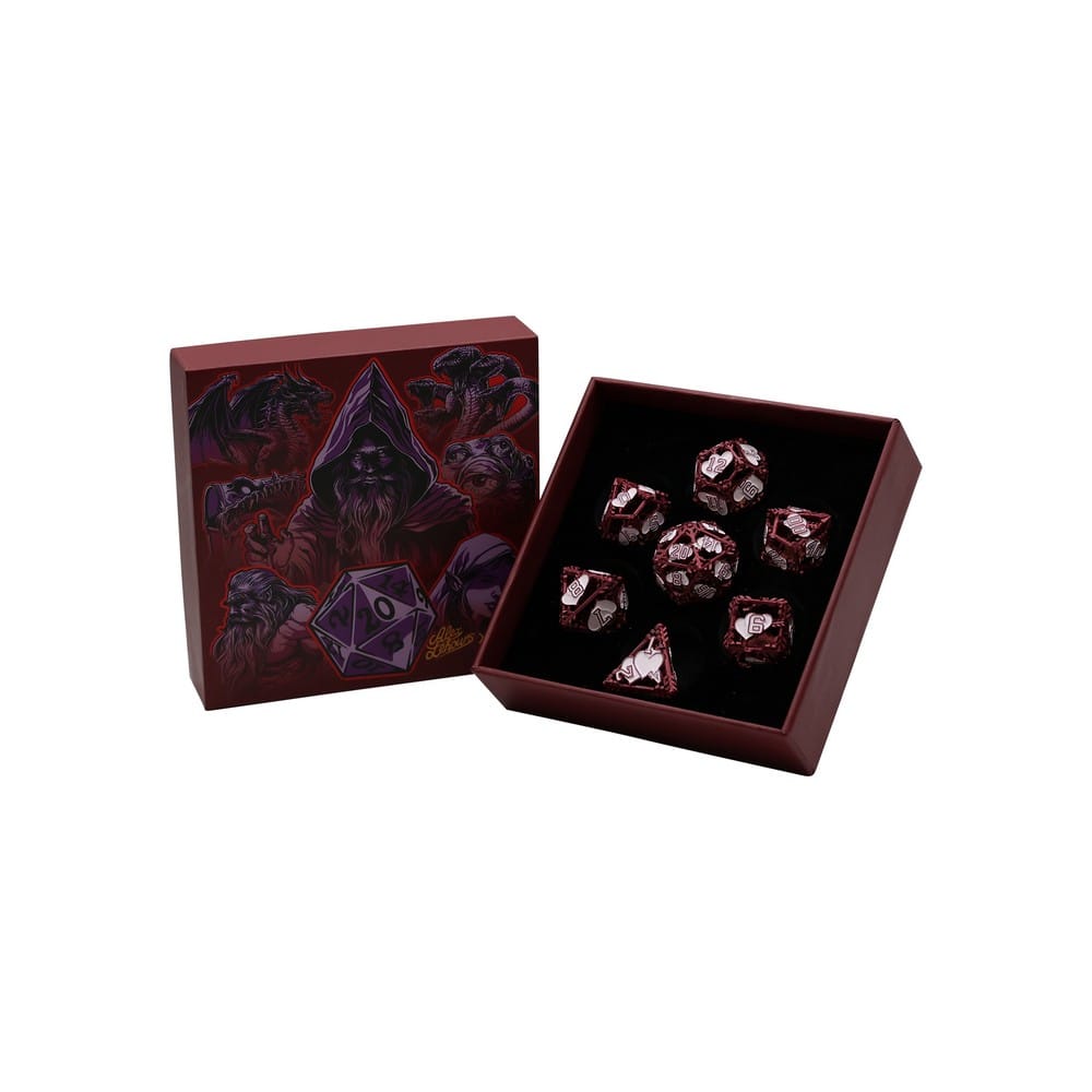 Dice LPG: Poly 7 Set Heart