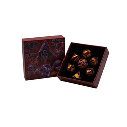 Dice LPG: Poly 7 Set Heart