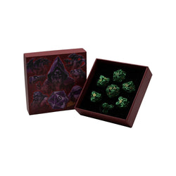 Dice LPG: Poly 7 Set Leaf