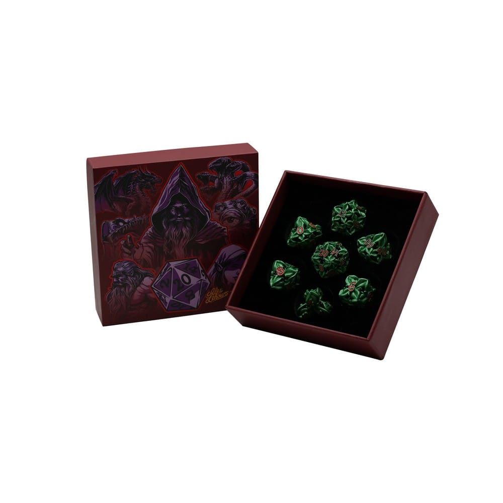 Dice LPG: Poly 7 Set Leaf
