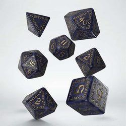 Dice Q-Workshop: Poly 7 Set Runic