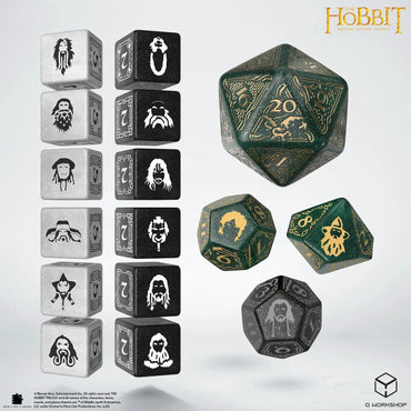 Dice Q-Workshop: TCG Spindown plus Poly 7 set The Hobbit