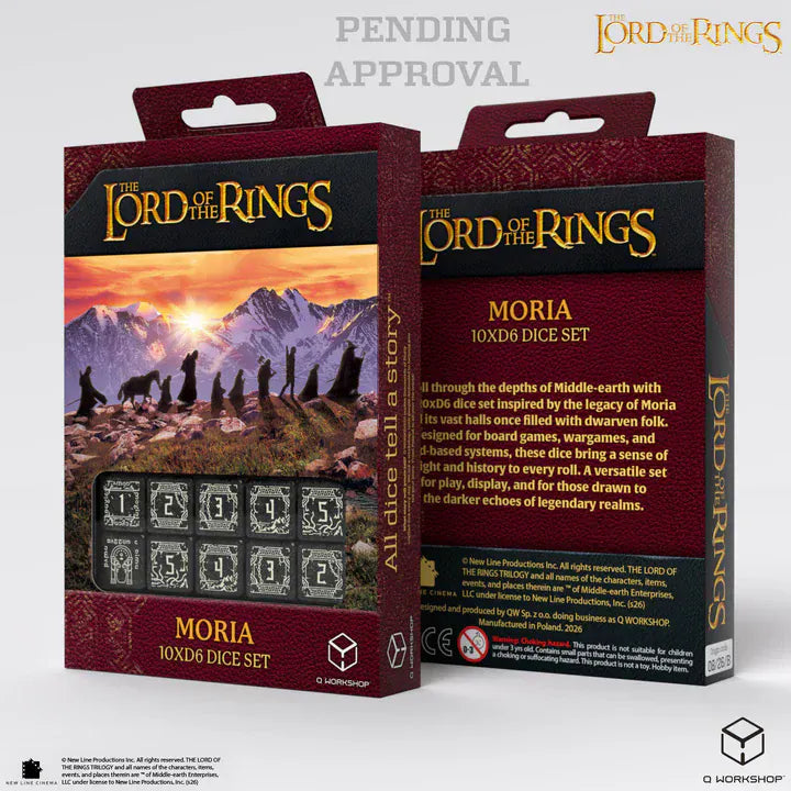 Dice Q-Workshop: d6x10 Set The Lord Of The Rings