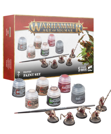 Warhammer Age Of Sigmar: Paint Set w/Skaven