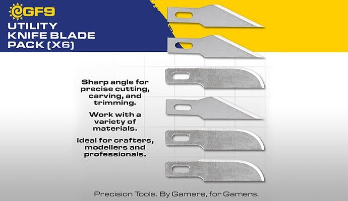 Mini Tool GF9: Utility Knife Blade Pack (6)