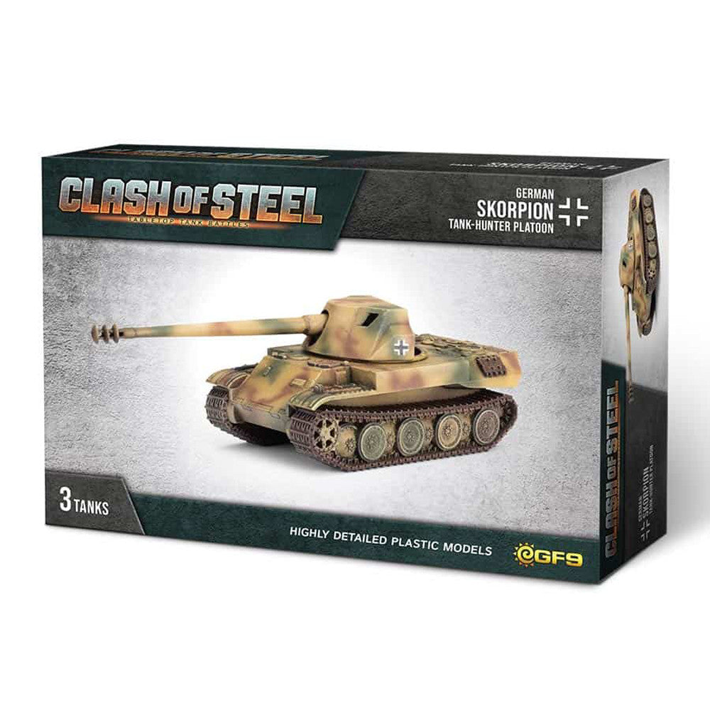 Clash of Steel: German - Skorpion G Tank-hunter Platoon (x3 Plastic)