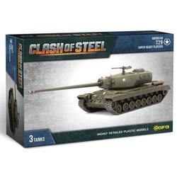 Clash of Steel: American - T29 Super-Heavy Tank Platoon (x3 Plastic)