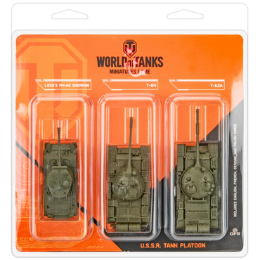 World of Tanks: U.S.S.R. Tank Platoon (T-54, Loza's M4-A2 Sherman, T-62A)